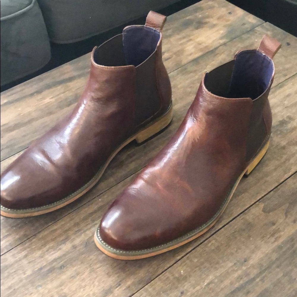 Jack Threads Leather Chelsea boot
